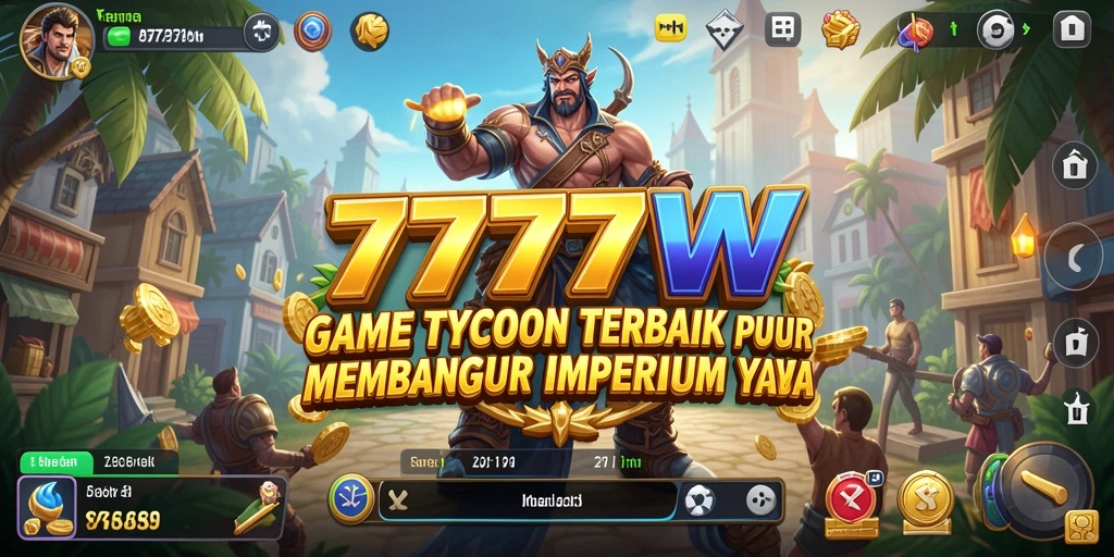 Tampilan gameplay 7777W yang menarik dan penuh strategi Tycoon.