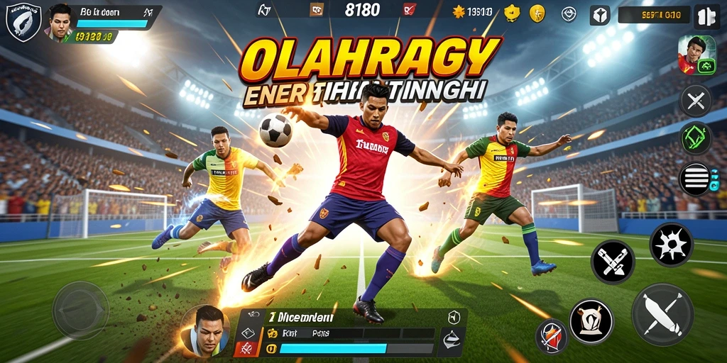 Screenshot 8180 menampilkan aksi seru dalam pertandingan olahraga.