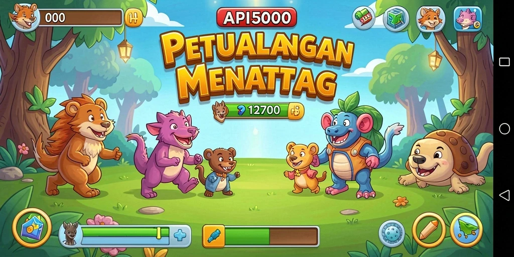 Screenshot API5000 menampilkan gameplay seru dengan teka-teki menarik.