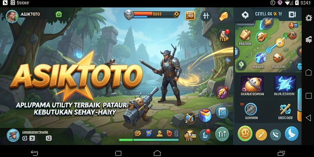 Screenshot ASIKTOTO menampilkan antarmuka pengguna yang sederhana dan fungsional.