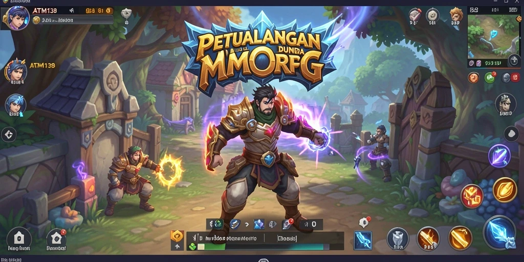 Gameplay seru dalam dunia fantasi MMORPG yang menakjubkan.