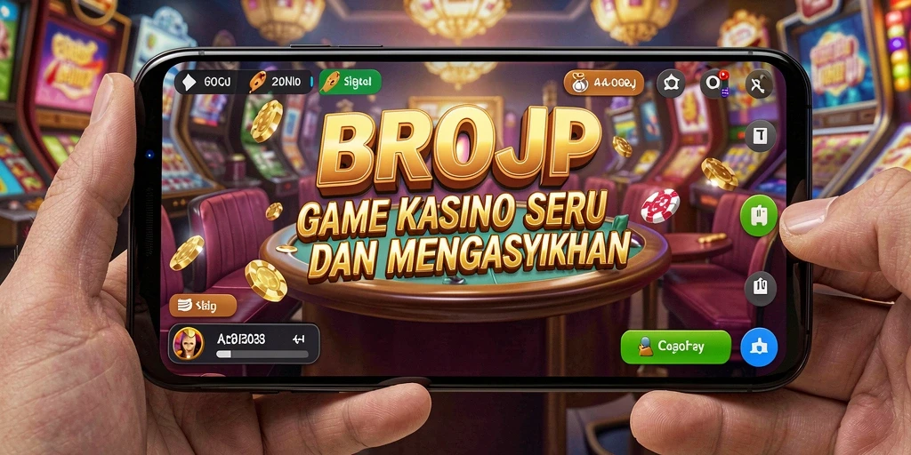 Tampilan gameplay Kasino yang menarik dan menegangkan di BROJP.
