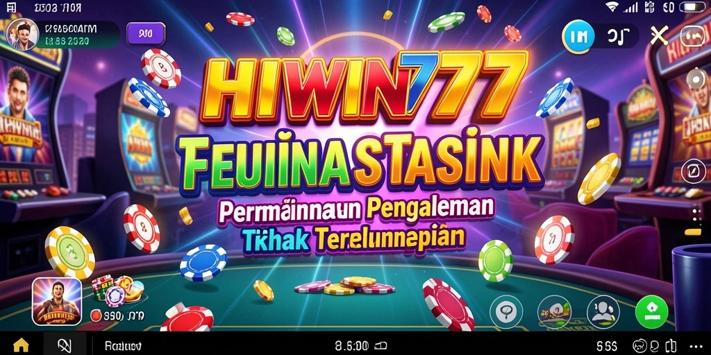 Tampilan menarik dari permainan Kasino HIWIN777 yang penuh warna.