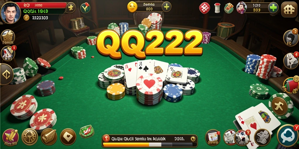 Tangkapan layar gameplay QiuQiu yang menarik di QQ222.