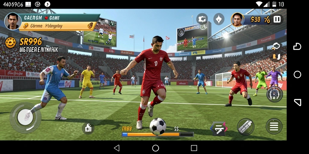 Tampilan gameplay yang mendebarkan di SR996.