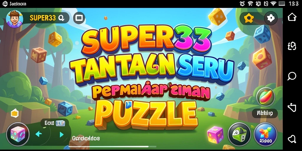 Tampilan gameplay dari SUPER33 yang menantang dan menyenangkan.