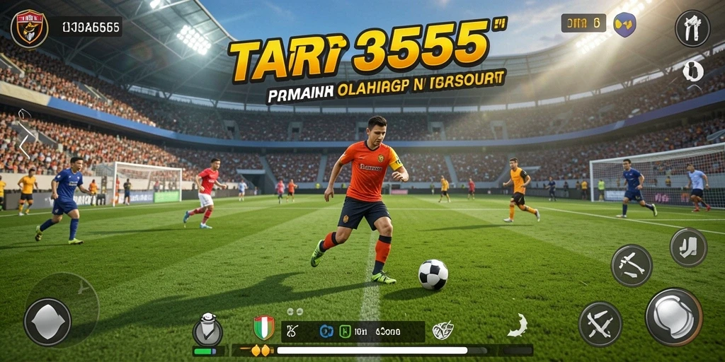 Screenshot gameplay TAR555 yang menampilkan aksi olahraga seru.