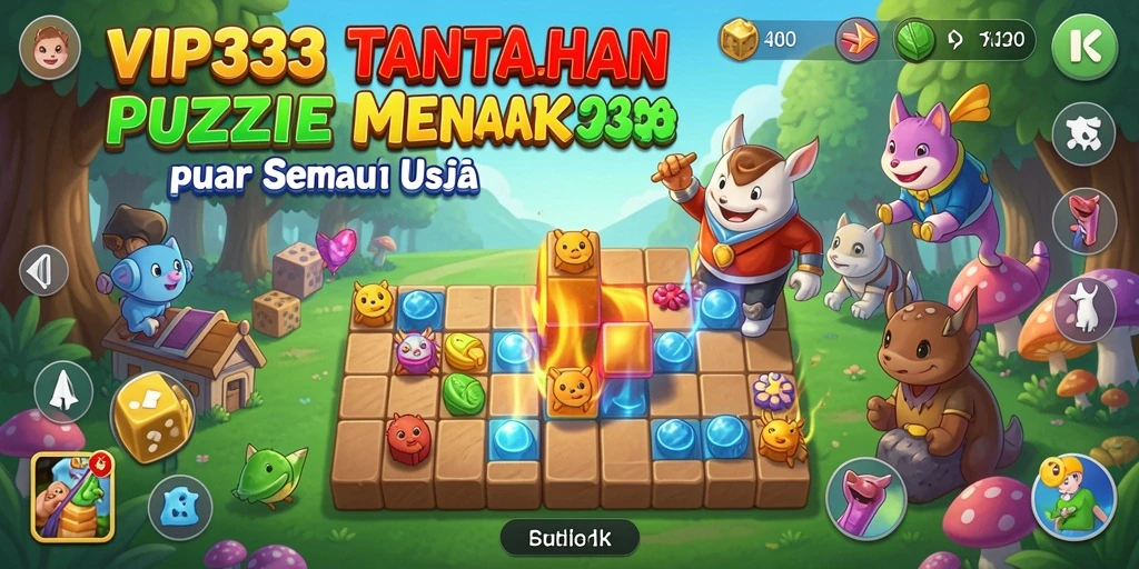 Tampilan gameplay menarik dari VIP333 yang menantang otak.