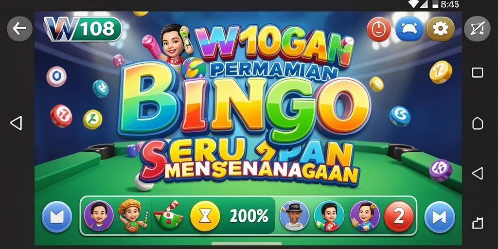Tampilan gameplay Bingo yang seru dan mengasyikkan di VW108.